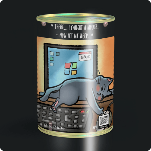 JUST CAT FOOD #6 - "Computer Mouse"