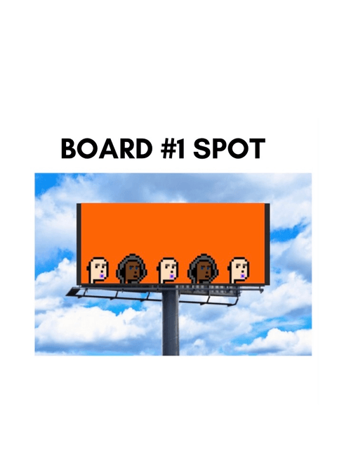 SPOT on CryptoBabyPunks Billboard #1