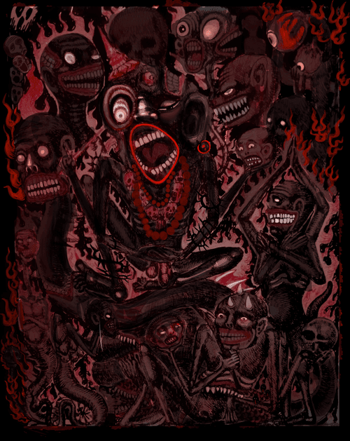  The devil rose from hell version 2. 