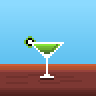 Kiwi Kick Martini - 105