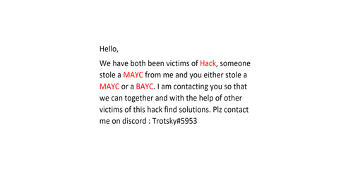 Hack victims