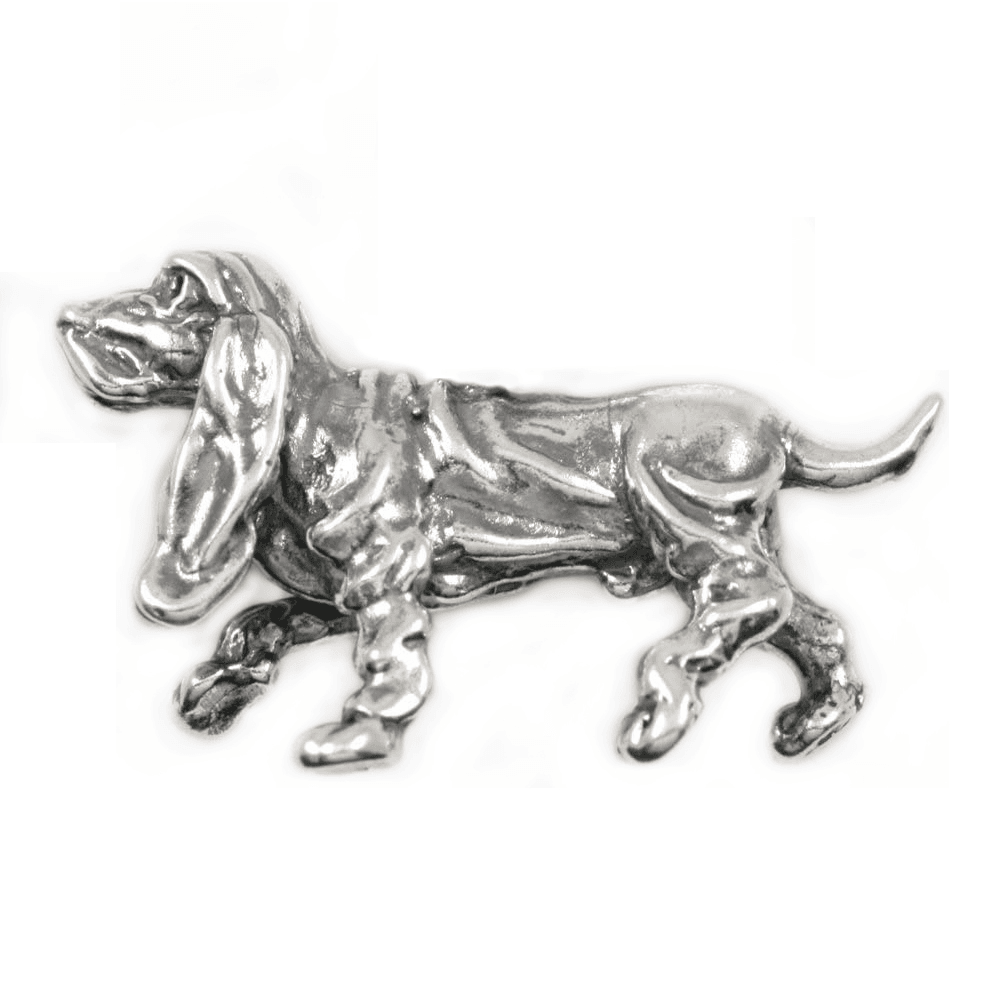 Bloodhound Dog Sterling Silver