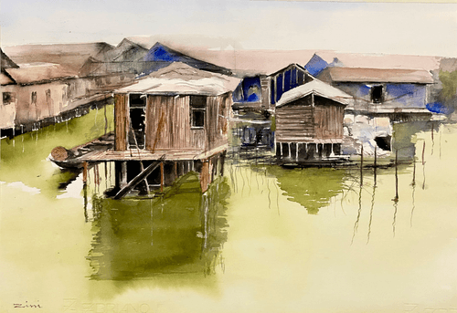 Reflections in Inle Lake