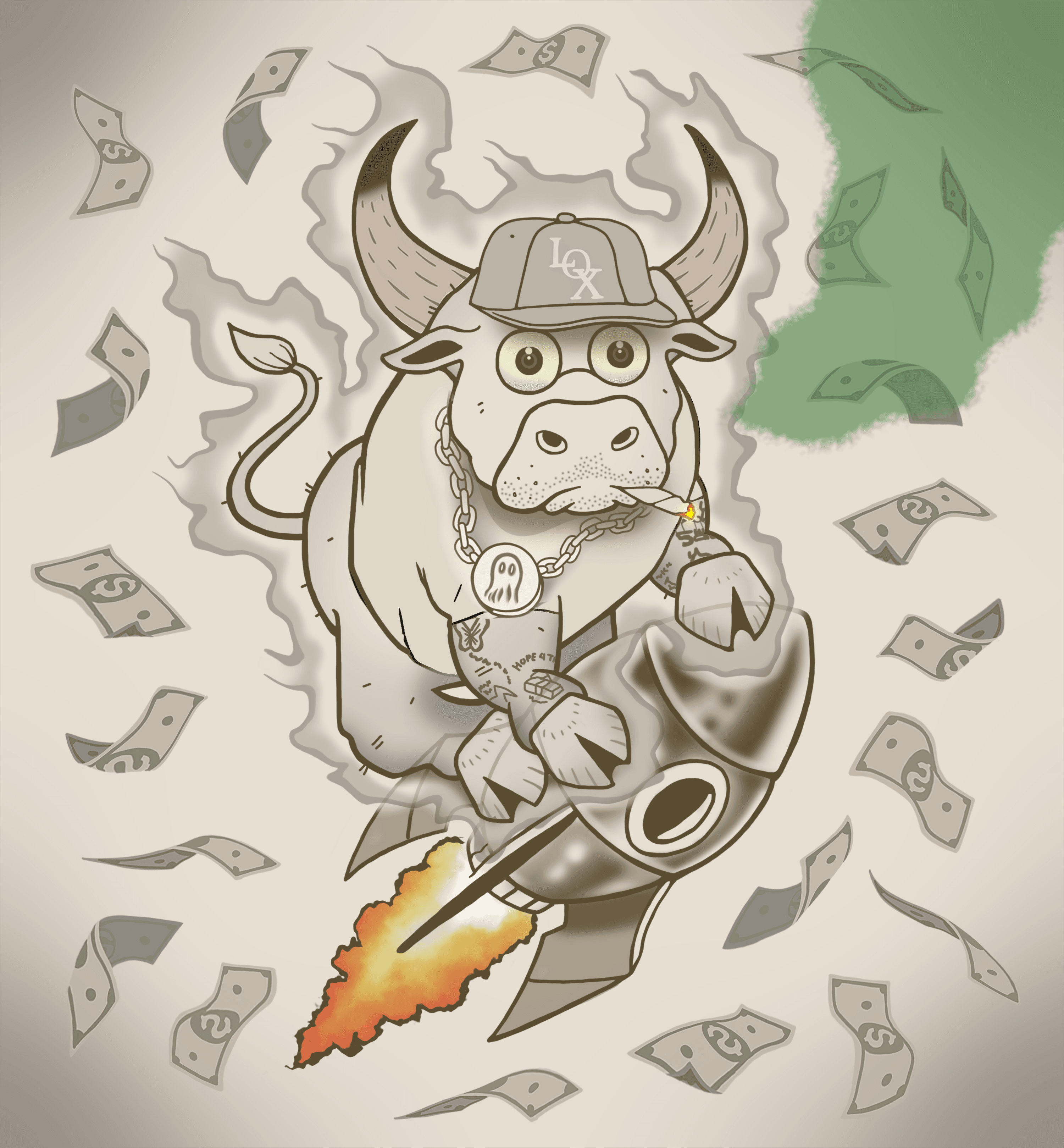 Ghost Bull #111