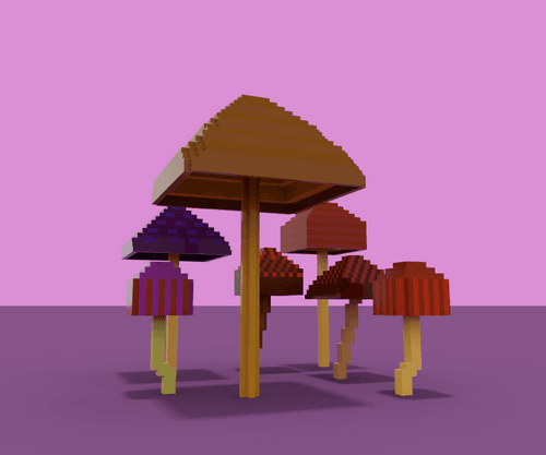 mushroom field