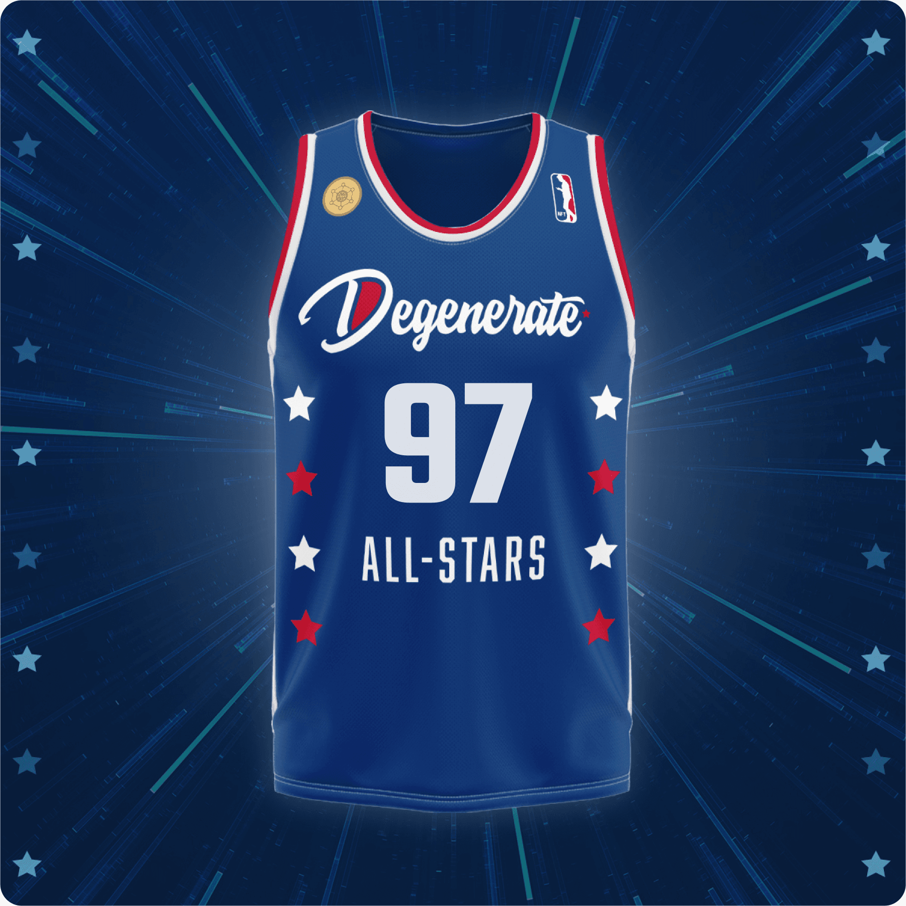 Degenerate All-Stars Jersey Blue #97