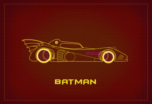 Cinematic Garage | BATMAN #1.3 RED edition