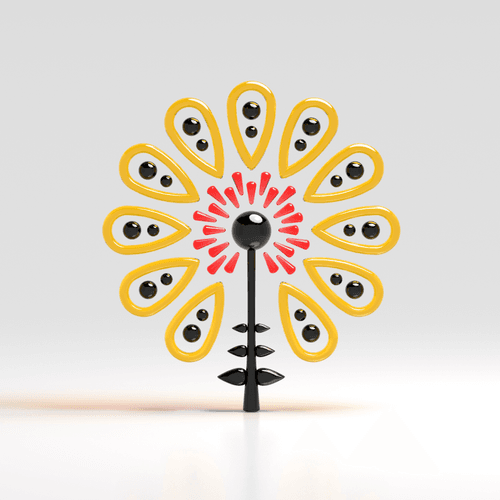 Delicate Doodles: Flower #1