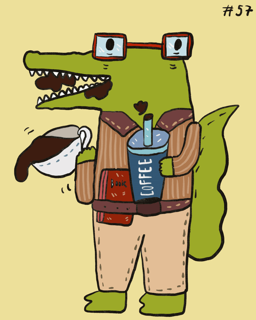 57 Croco drink Coffee 