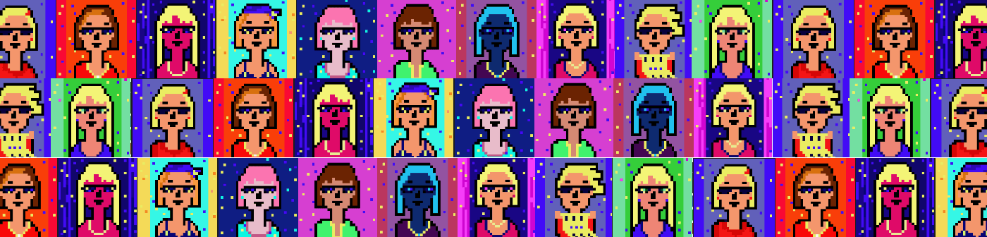 Pixel Avatar Faces 32x32 Collection Opensea