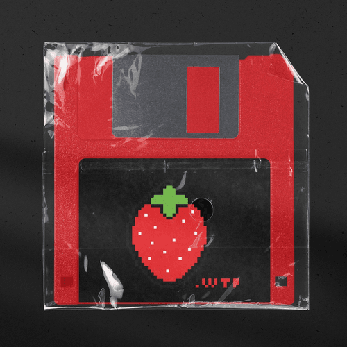 strawberry.wtf Floppy Disk - by taylor.wtf