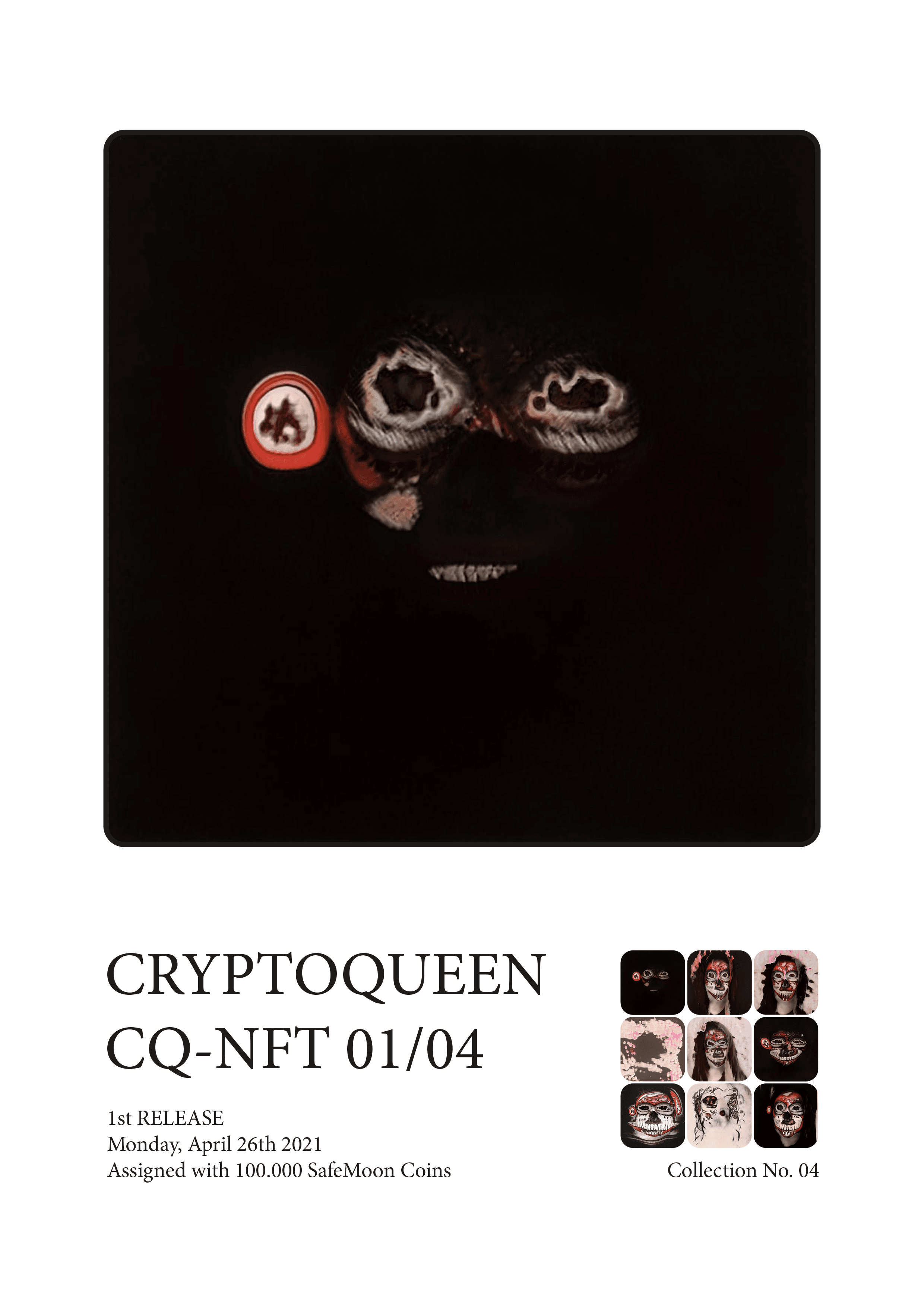 CryptoQueen CQ-NFT 01/04 - Collection Card