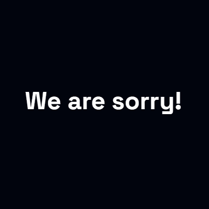 Mekaversse "We are sorry"