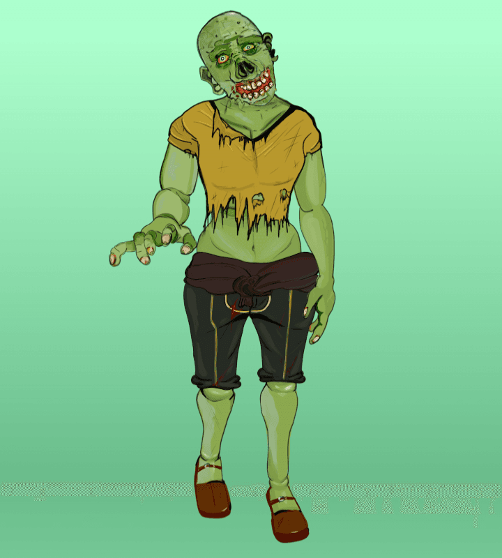 Green Zombie #14
