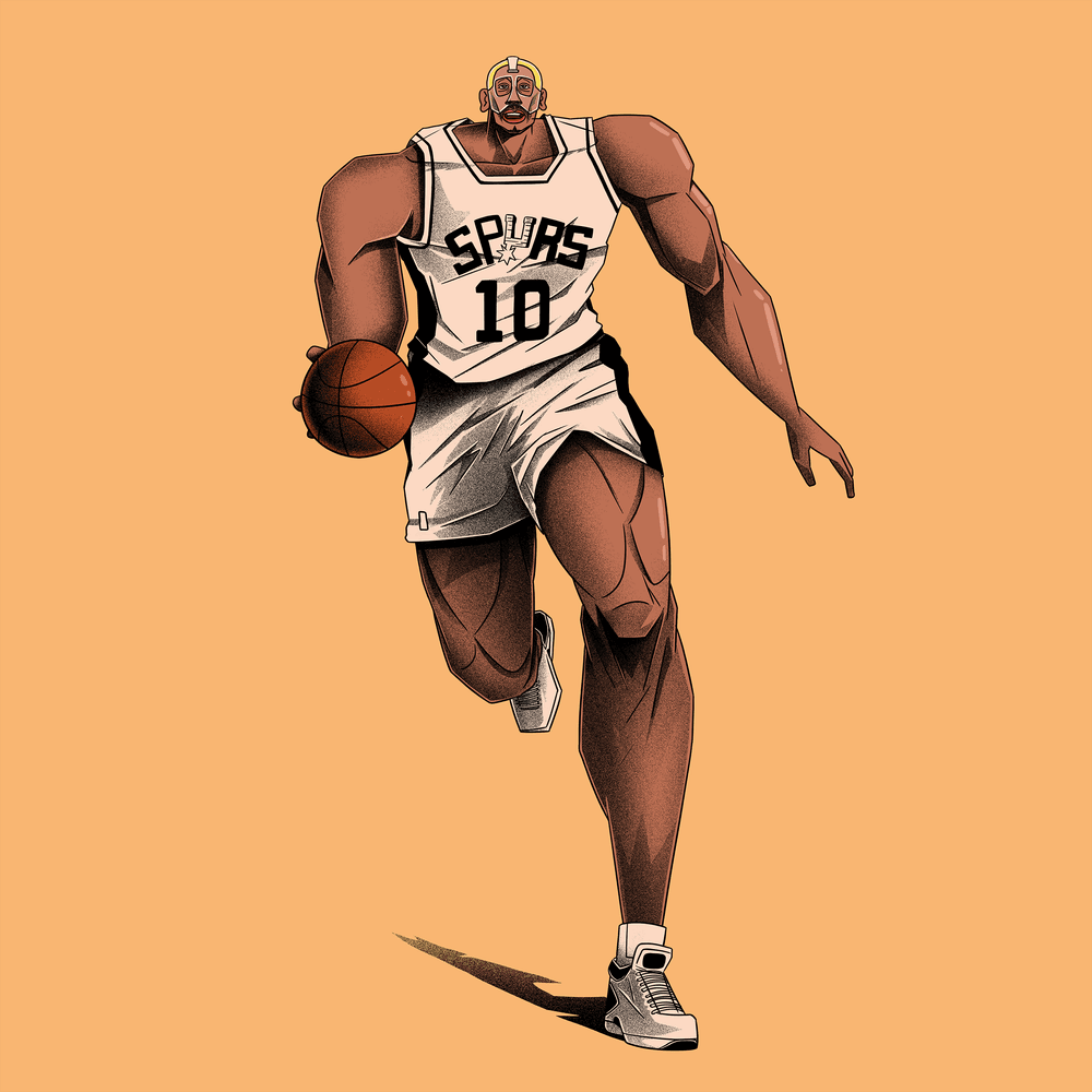 Dennis Rodman @ San Antonio Spurs # Dennis Rodman's World - NBA Legends and  SuperStars | OpenSea