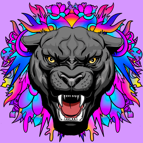 panther doodleart