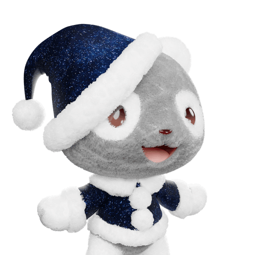 3D LEELEE-Santa-Reverse-Fluffy-#20472
