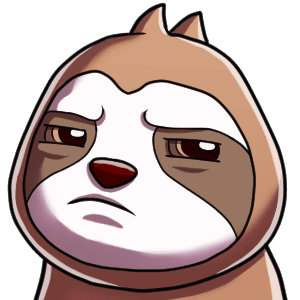 Sally the sloth emote #25 'sus'