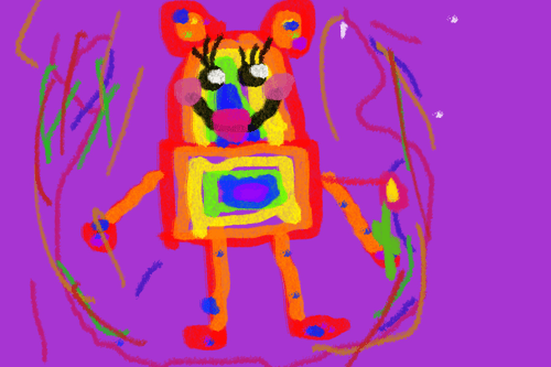 Bear-tastic Rainbow Girl