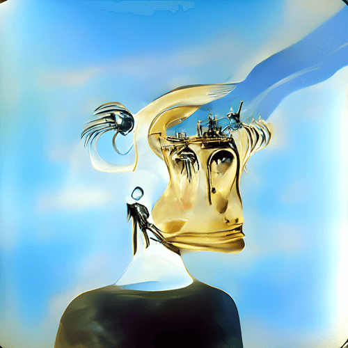 Surreal Ape #17 (Salvador Dali)