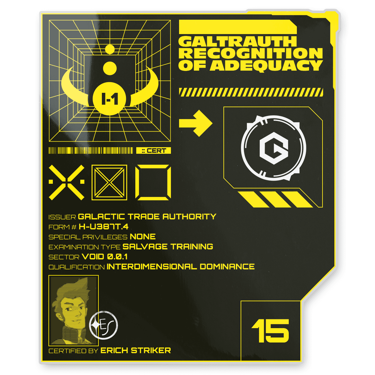 GALTRAUTH Recognition I-1