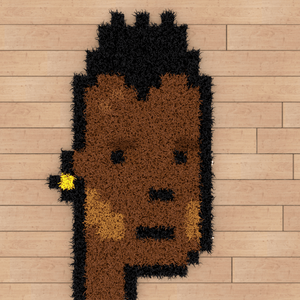 Crypto Punk Rug (1674) Crypto Punk Rugs OpenSea