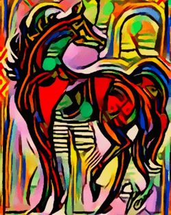 Alburquerque Abstract Horse collection image