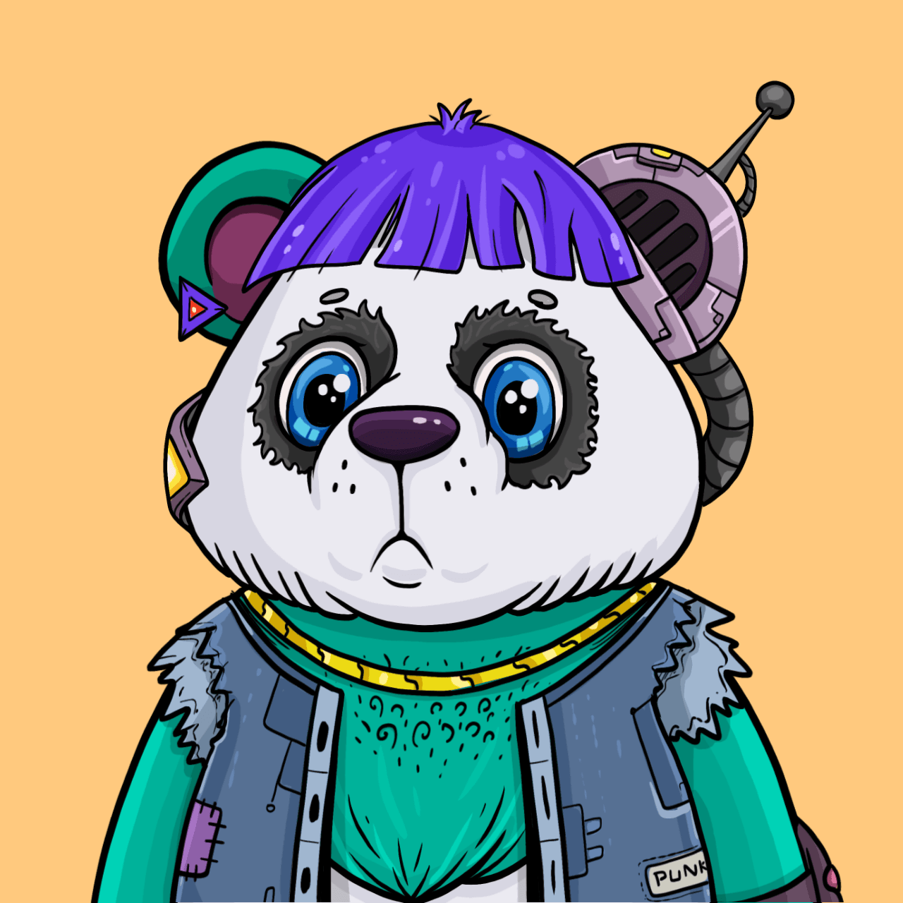 Polygon Panda #2215 - Polygon Pandas Space Club | OpenSea