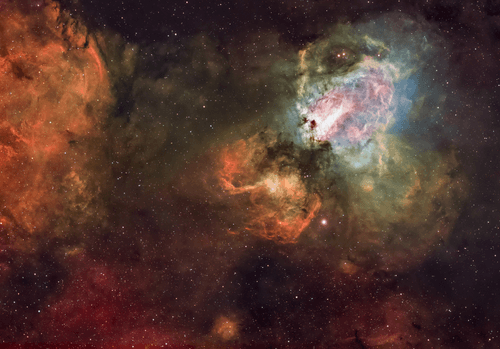 Deep Space Collection # 14. The Swan Nebula