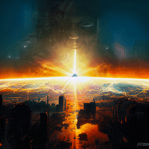 Genesis For FEWK Art with MidJourney by WhtDrgon.