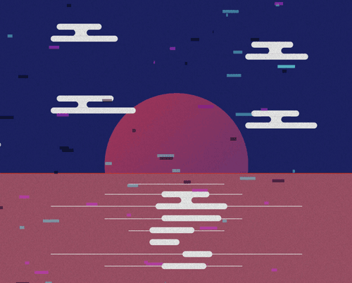 Sunset on Glitch by OxAnomali