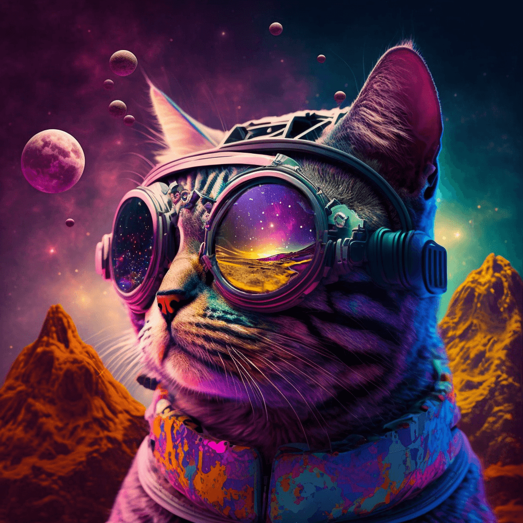 Exploring the Cosmos Through a Cat's Eyes - Cosmic Cuties #2 #1/100