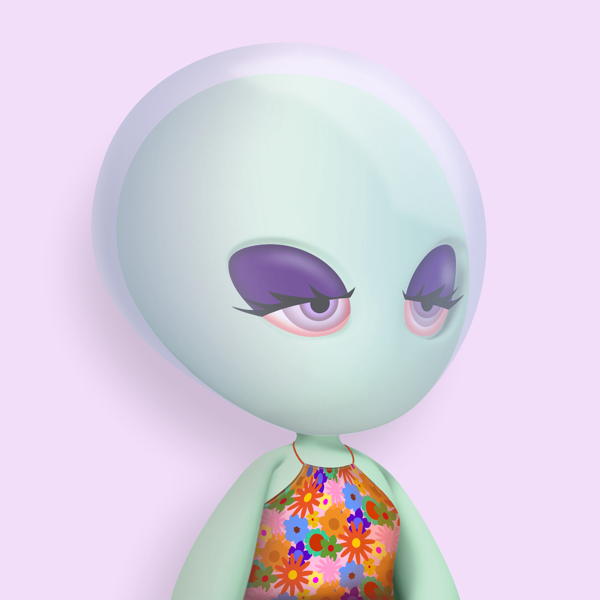 Alien Girl 2293