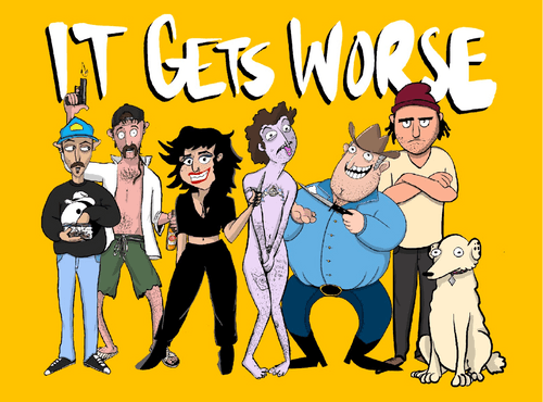 It Gets Worse: A Cartoon Series from Marfa, TX NFT rewards