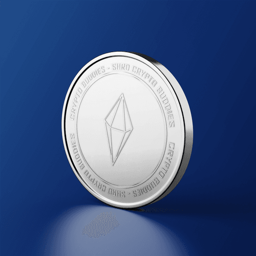 Silver SHRD Coin By Crypto Buddies