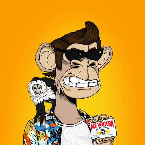 Famous Ape #149 - Ace Ventura by Jim Carrey