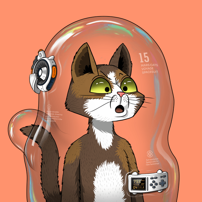 Mars Cat in Spacesuit #311