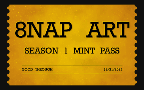8NAP ART Season One Mint Pass #12