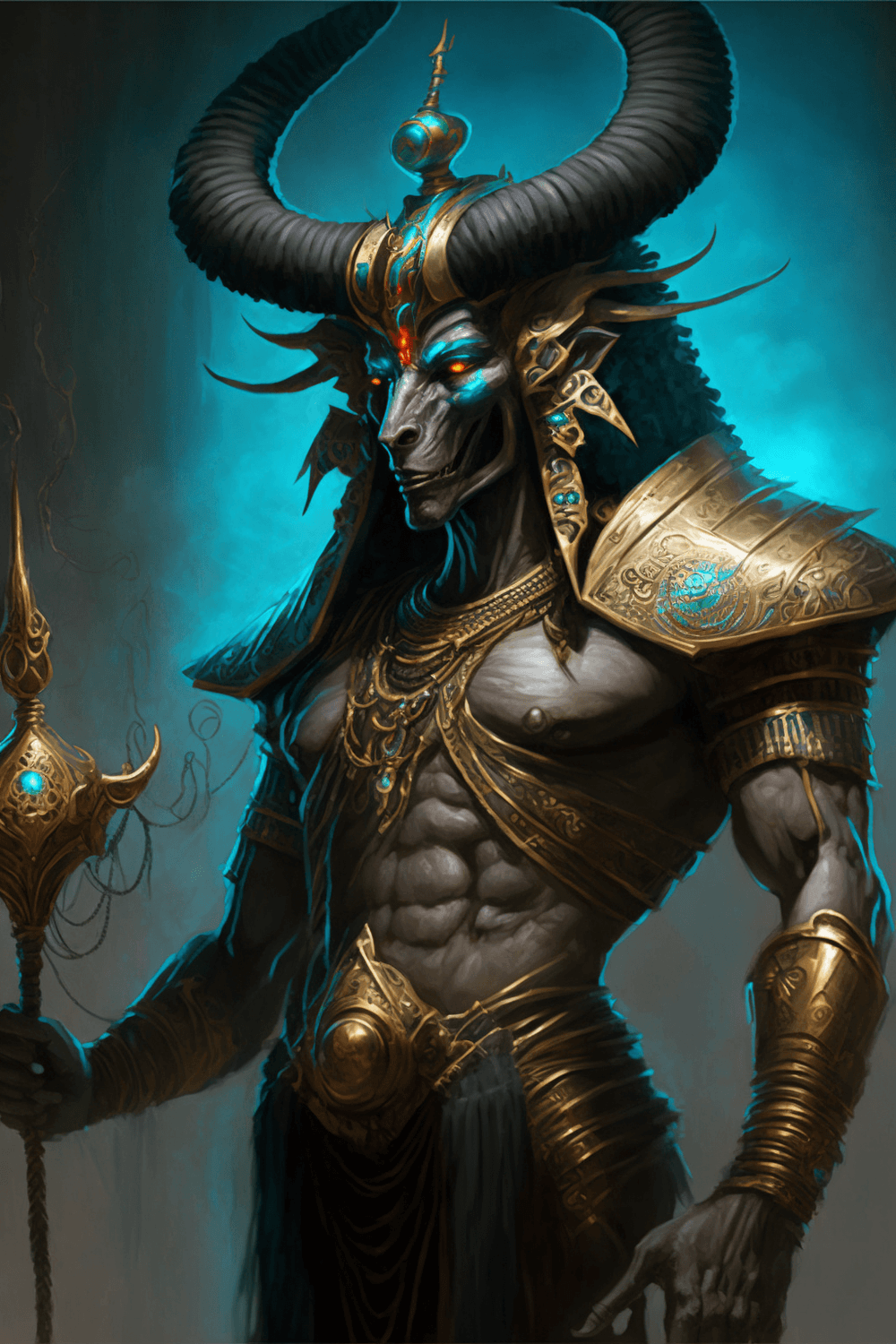 Amun - Egyptian Gods AI ART | OpenSea