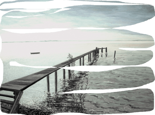 Lake With Boatbridge #4