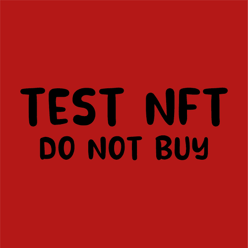 TEST NFT DO NOT BUY PLZ