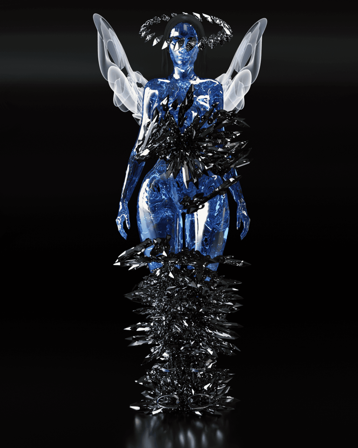 Mugler Angels THE ELEVATED 219 MUGLER We Are All Angel OpenSea artstation-angel-vs-devil