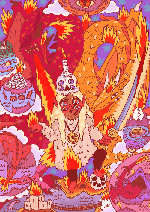 The Fallen Suns II Bidders Edition by Ricardo Cavolo