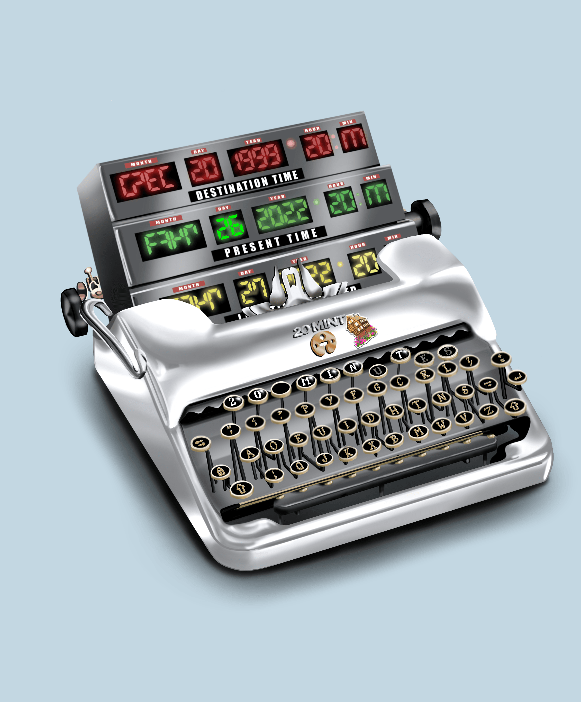 20 Mint Typewriter #468