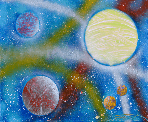 Blue Space Galaxy