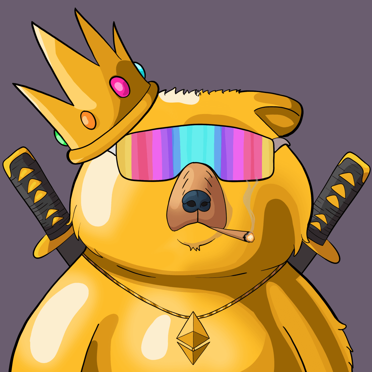 #4735 • Gold King Lux Bear