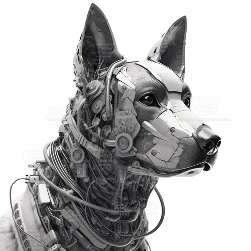 Robotic Steampunk Dog 4