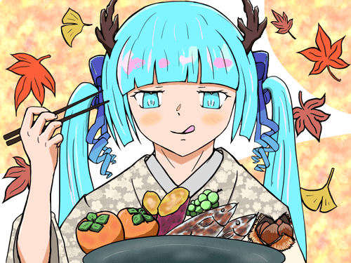 Delicious Seasonal Food -WAFUKU Fan Art-