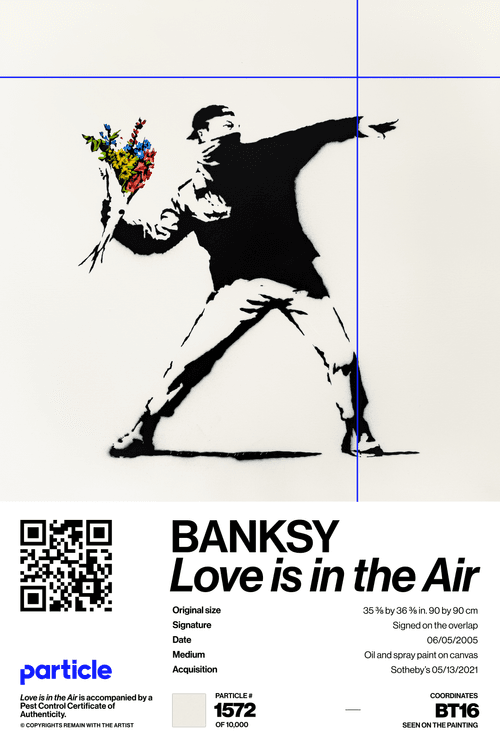 Banksy | Love Is In The Air #1572