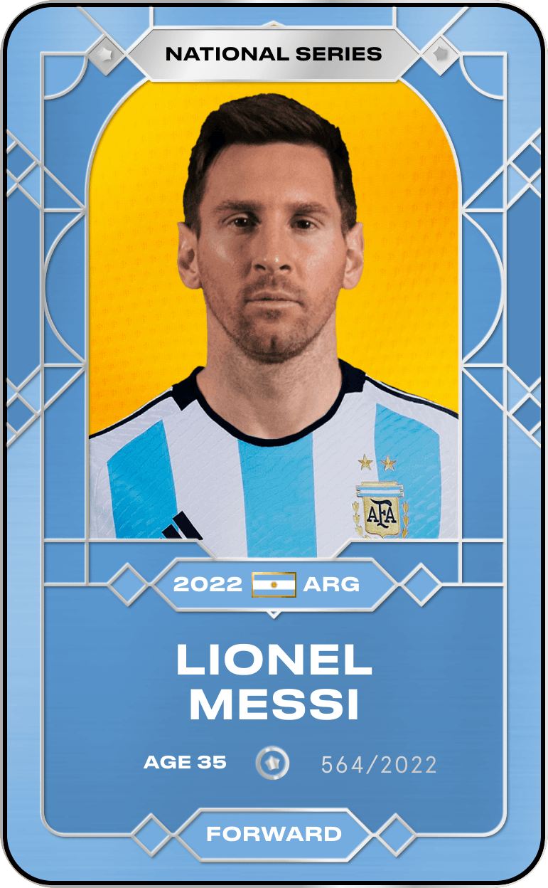 Lionel Messi 2022 • Custom Series 564/2022